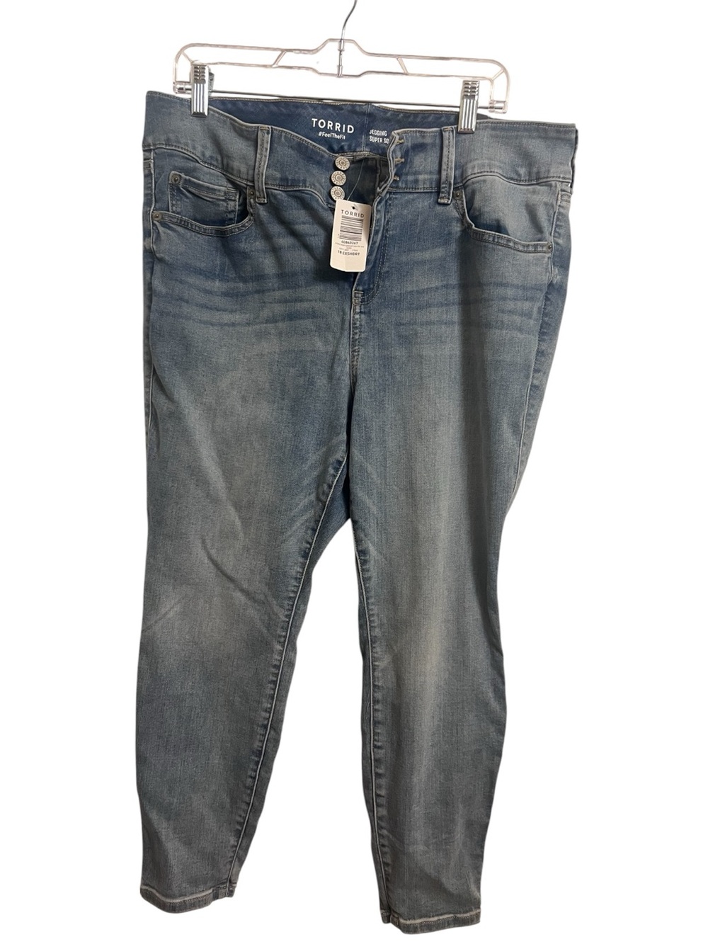 NWT Torrid High-Rise Skinny Jeggings in Light Blue